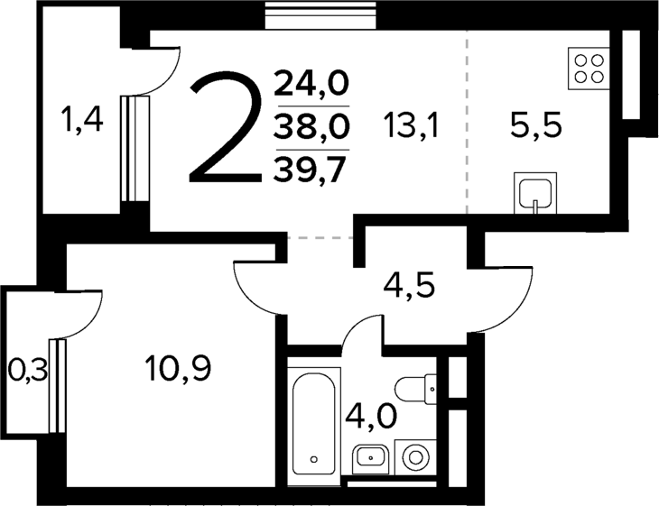 Квартира 6690ede14a26b265d11bb05d