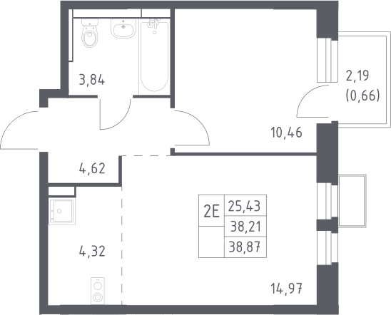 Квартира 64a1cd3c3faf6a2daf178ead