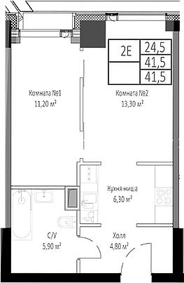 Фото: Квартира 67b2ffba7c440c91ee61105e