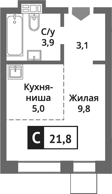 Квартира 66423051b53eb0a037765efe