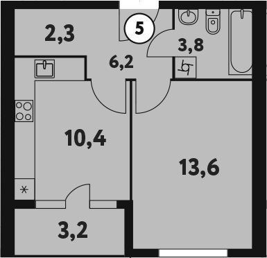 Фото: Квартира 600e9c108364eb00087c6fda