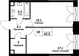 Фото: Квартира 65199a0bca31aa46442cfafa