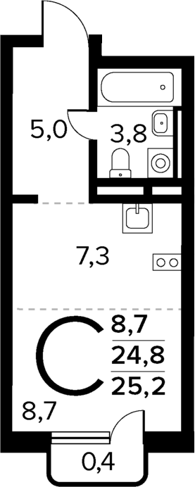 Квартира 66925dec3be0975efb3896c2