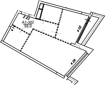 Квартира 676fbe46fe097c615b64662e