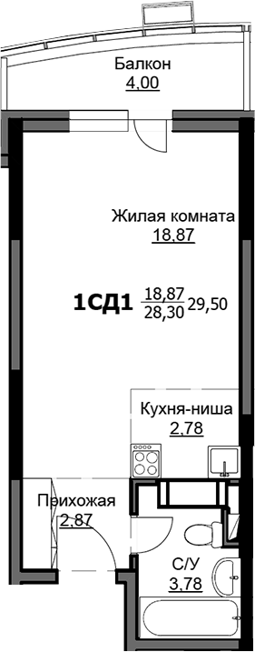 Фото: Квартира 667e761f78a3ba3a4fe1519c