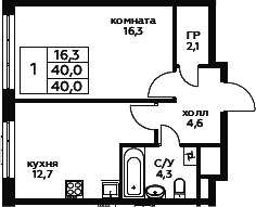 Фото: Квартира 5ee8b6a6d9971c0008c05d02