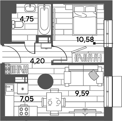 Квартира 6616acada622c826e2ff3d2a