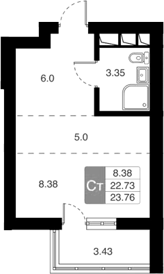 Квартира 66a9c71b23e899c1343c141c