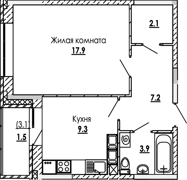 Квартира 66bc83f8504c5c55420caf5b