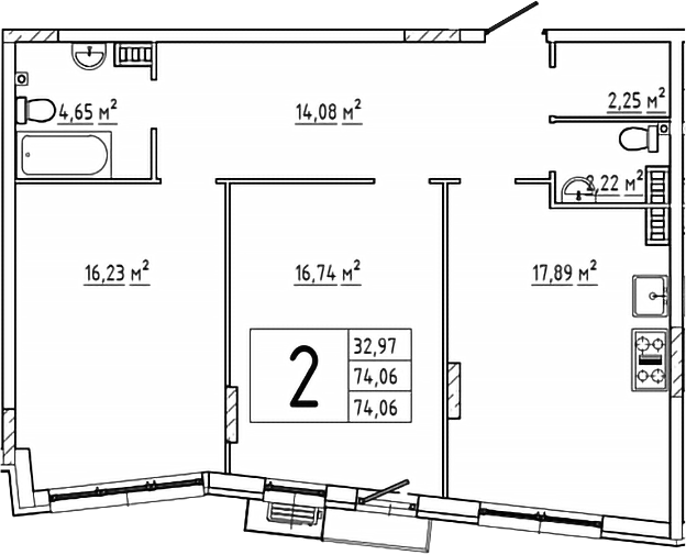 Квартира 66debaf1fab2ec5f7e24a0ee