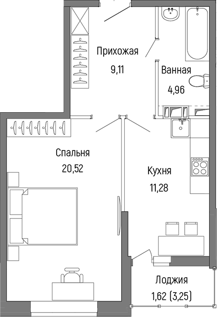 Квартира 66d98d6bfab2ec17e4190cce