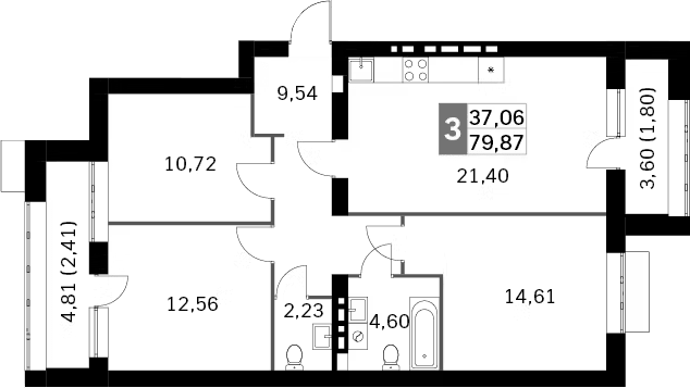 Квартира 6658a927cb3283b6842dac53