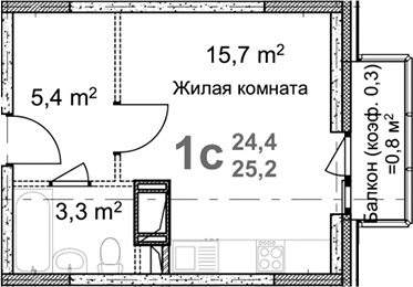 Фото: Квартира 6763cec2fe097c0b363fa726