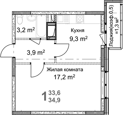 Фото: Квартира 6763ca23fe097c47463f7de5