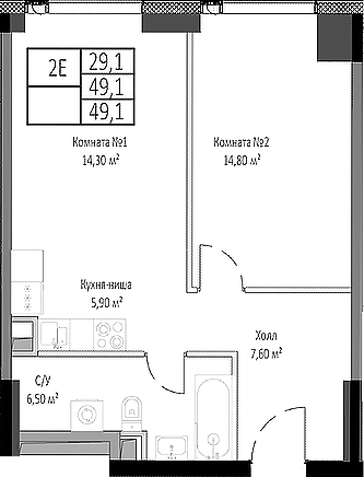 Квартира 67b31c167c440c238b61d9e8