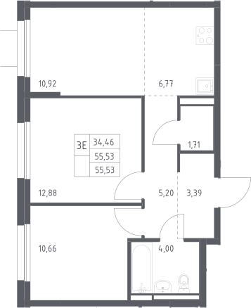 Квартира 65d22aad23cb4cb12d931056