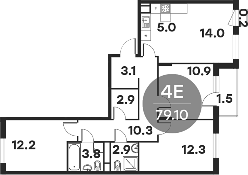 Фото: Квартира 64d0388bed32c7a314c289a9