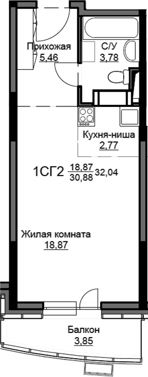 Квартира 6729fce6c1a59b165f0d154d