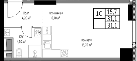 Фото: Квартира 67b463537da4f7cdad15261b